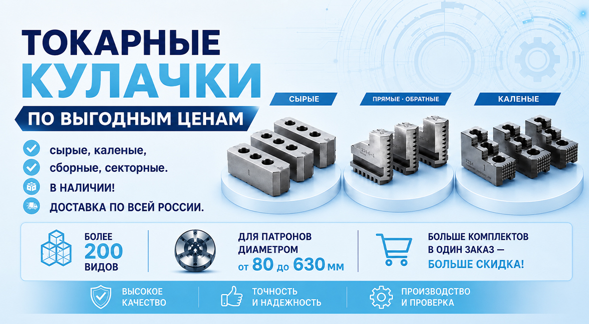 Токарные кулачки в наличии в Нижнем Новгороде по выгодным ценам